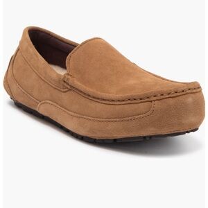 Alder Faux Shearling Lined Suede Slippers NWT (box) Men Size 7